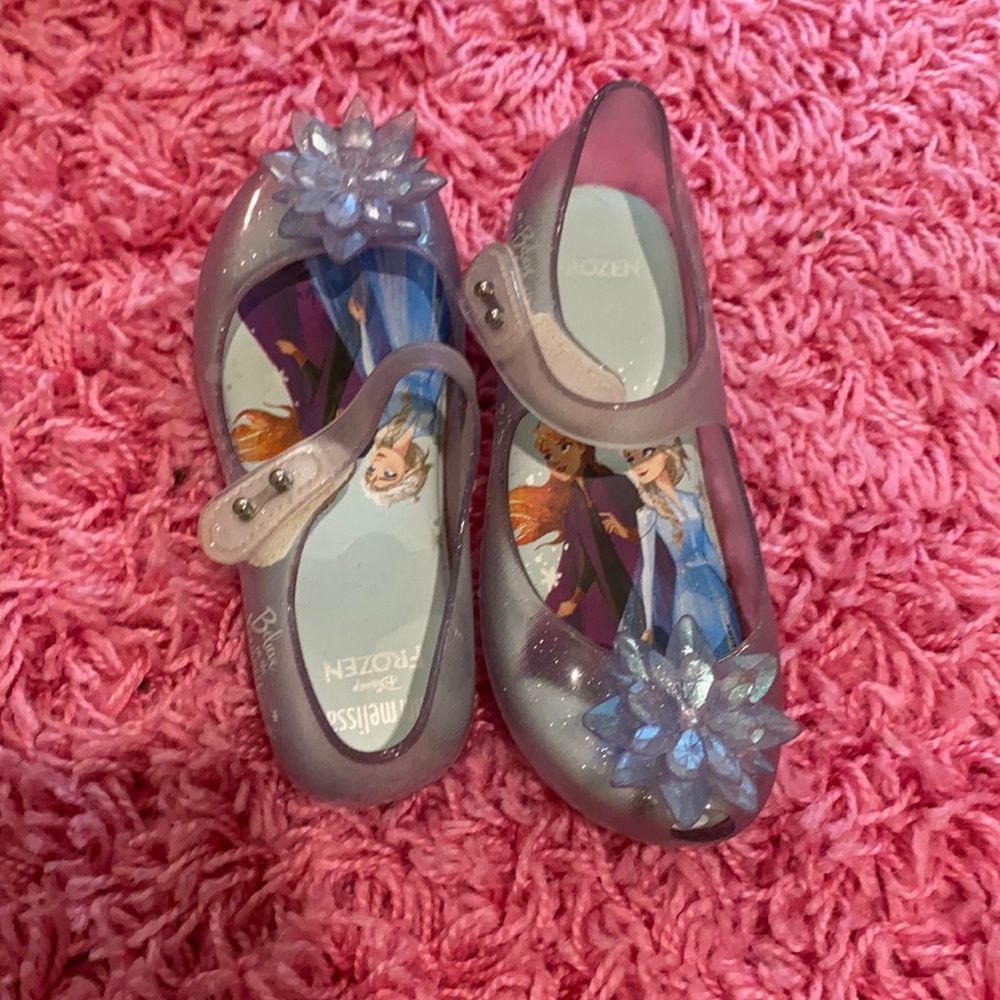 Mini Melissa frozen shoes